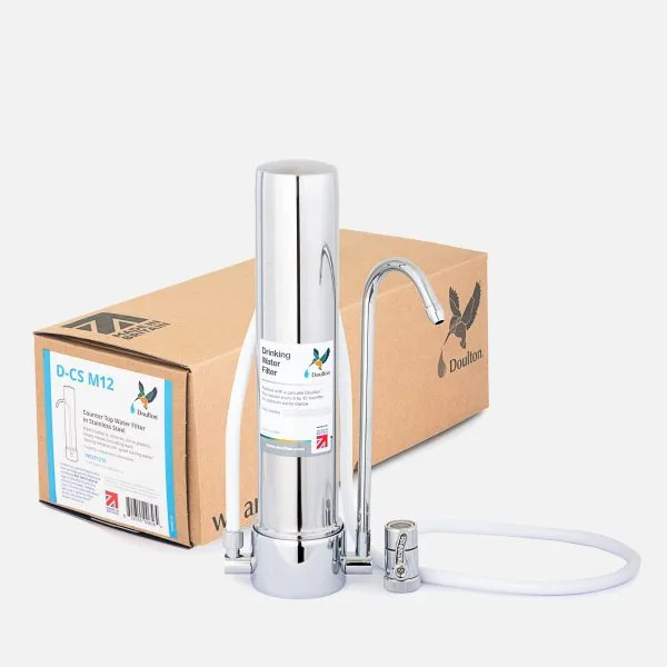 Doulton Stainless Steel Benchtop Water Filter System with Biotect Ultra Cartridge