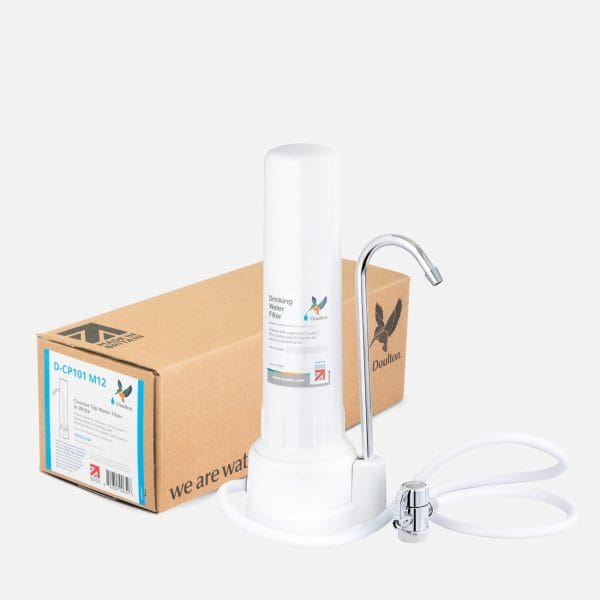 Doulton Benchtop Water Filter | Removes Microplastics Heavy Metals Chlorine | Includes Biotect Ultra Cartridge | Plastic