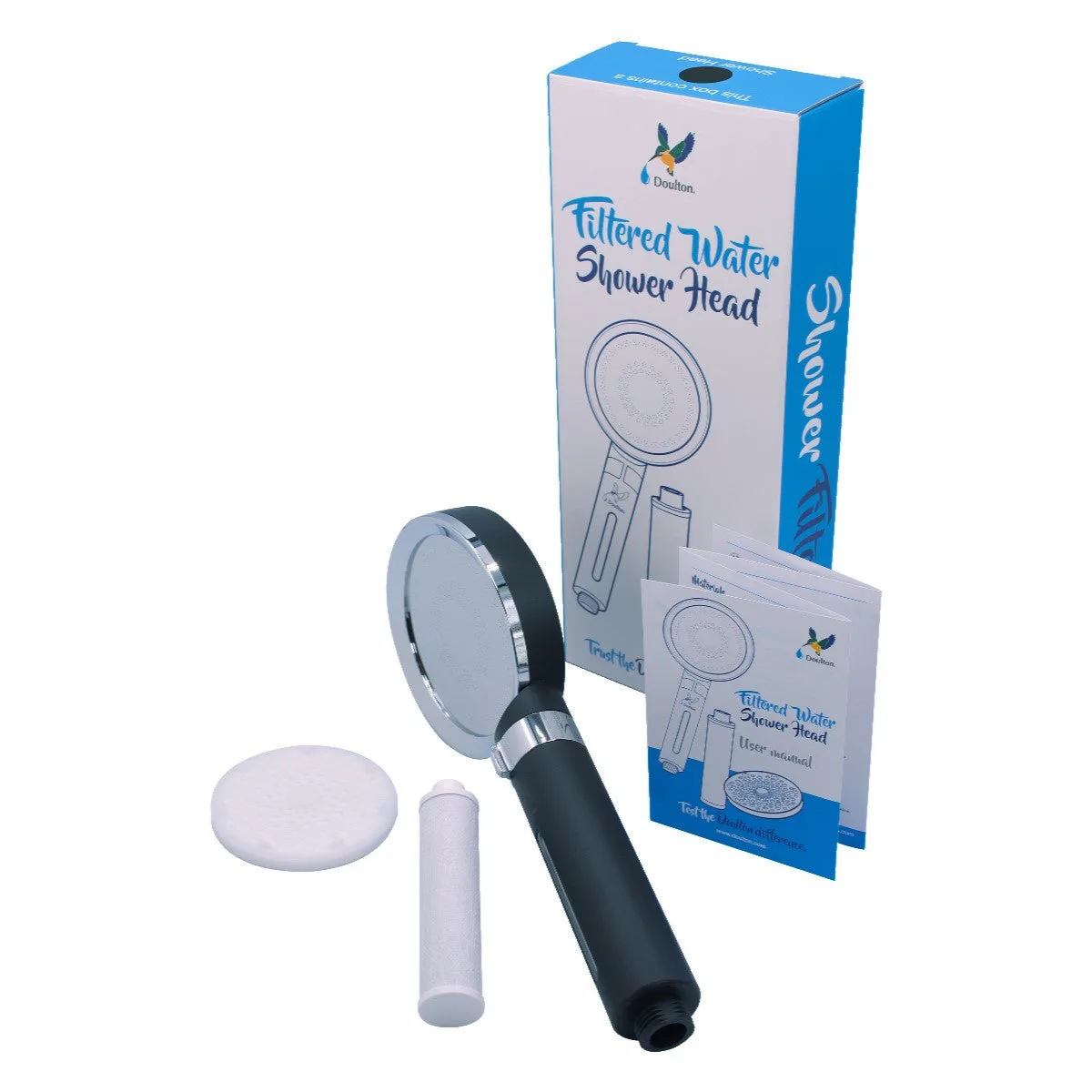 Doulton Shower Head Water Filter | Protect Your Hair And Skin | Remove Chlorine And Sediment | White - Image 3